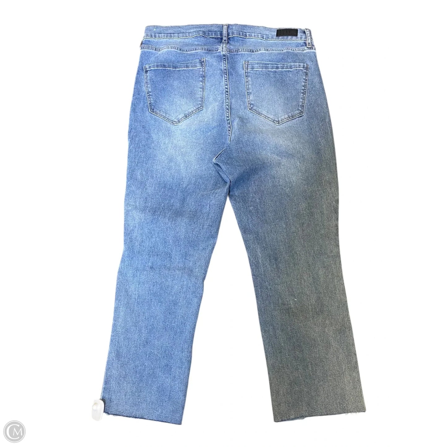 Jeans Skinny By Nicole Miller In Blue Denim, Size: 14