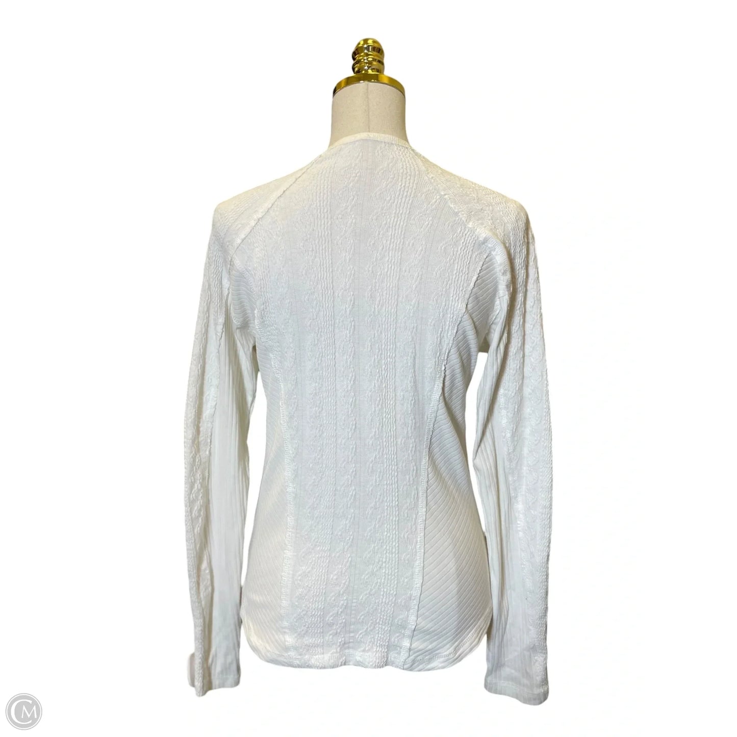 Top Long Sleeve By Free People In Cream, Size: L