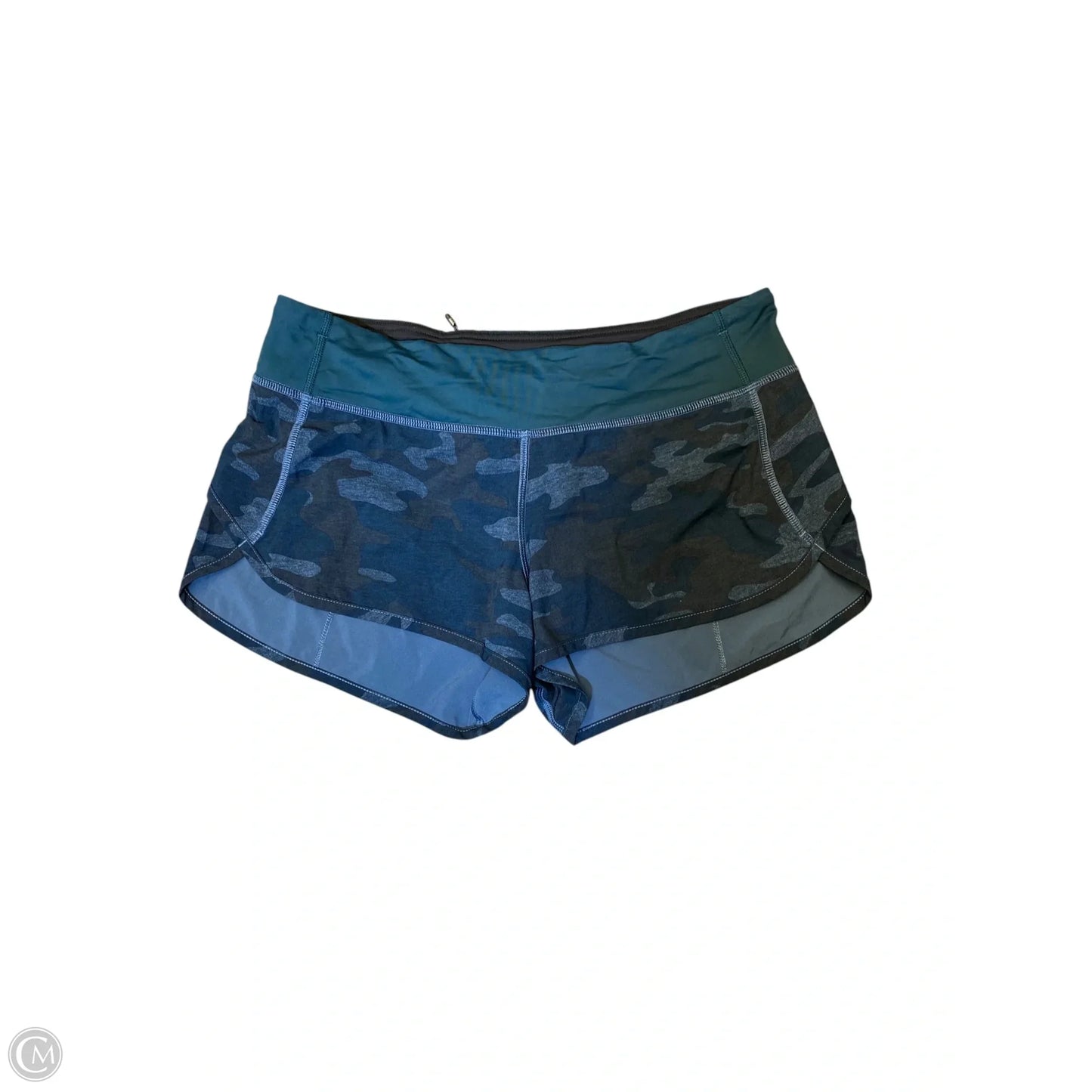 Athletic Shorts By Lululemon In Blue, Size: 6