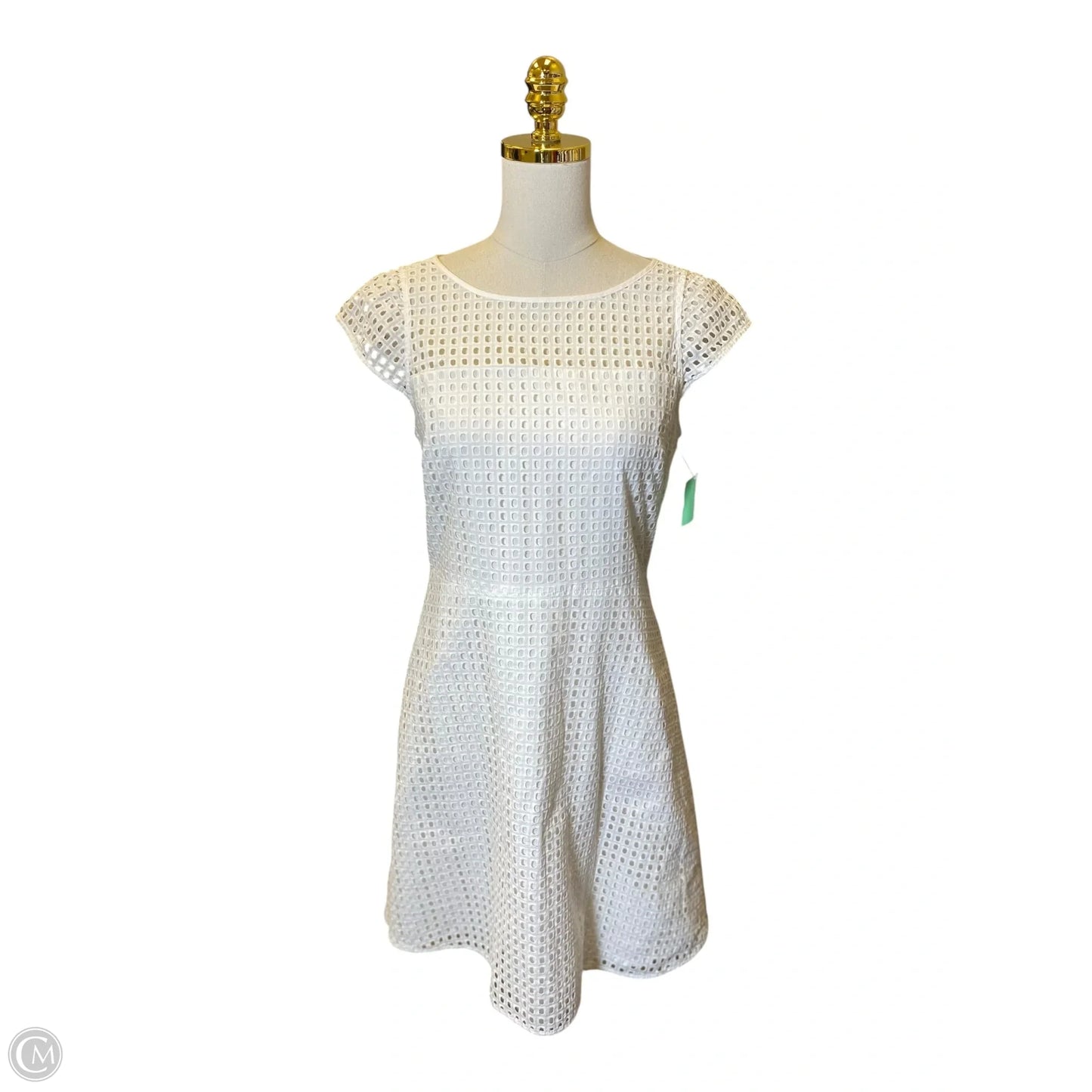 Dress Casual Midi By J. Crew In White, Size: 8