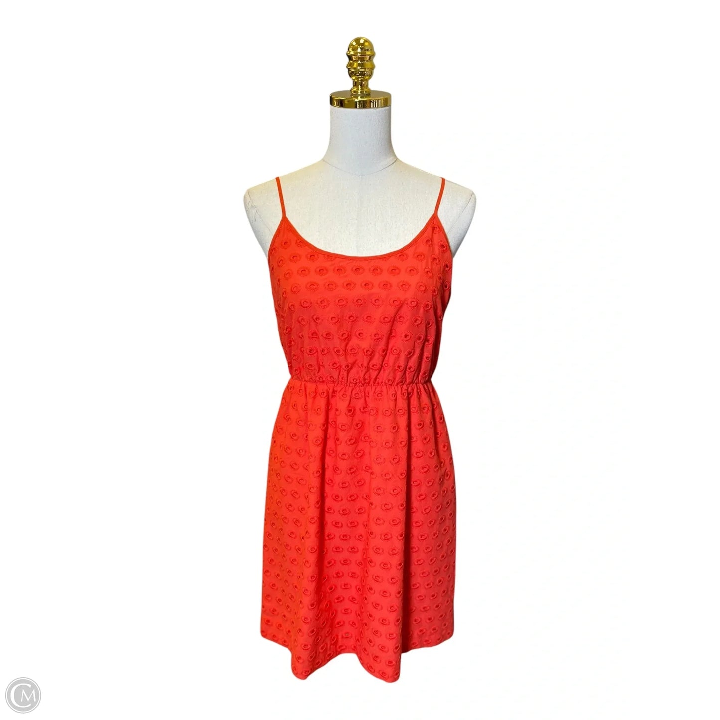 Dress Casual Midi By Madewell In Orange, Size: 6