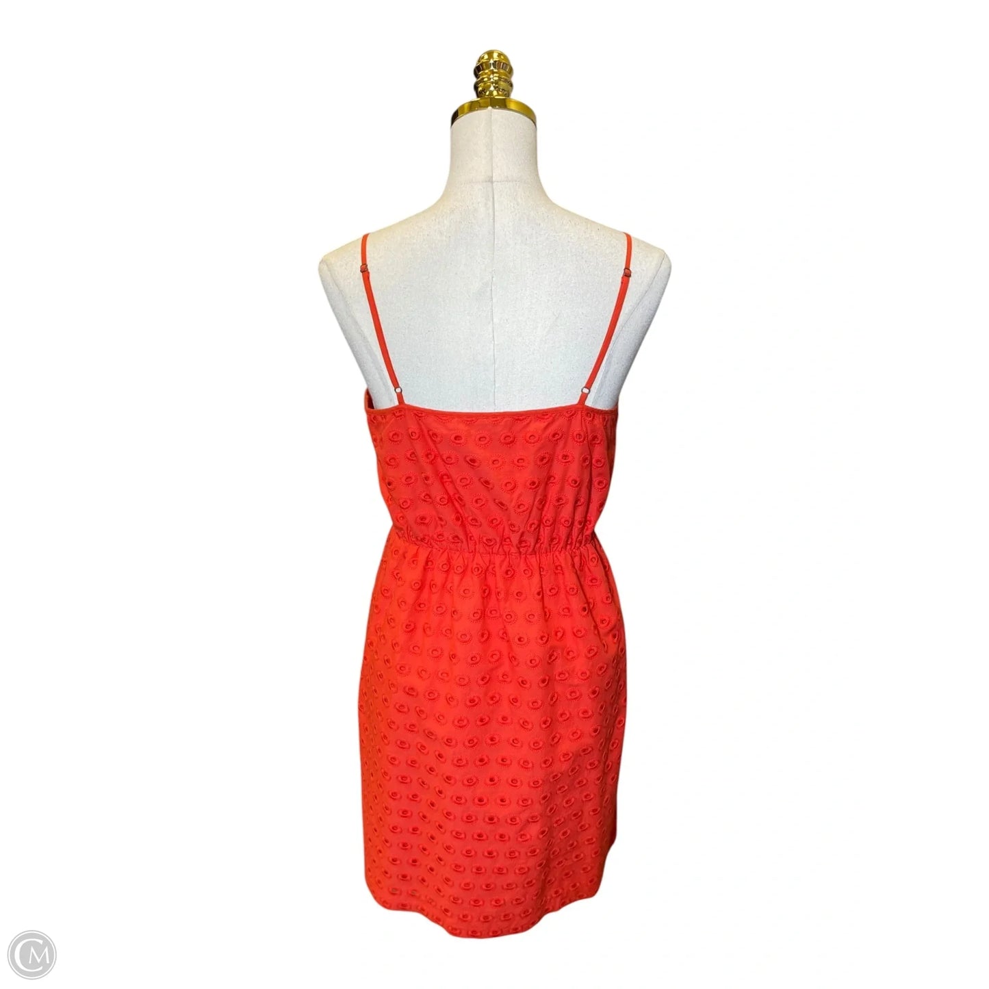 Dress Casual Midi By Madewell In Orange, Size: 6