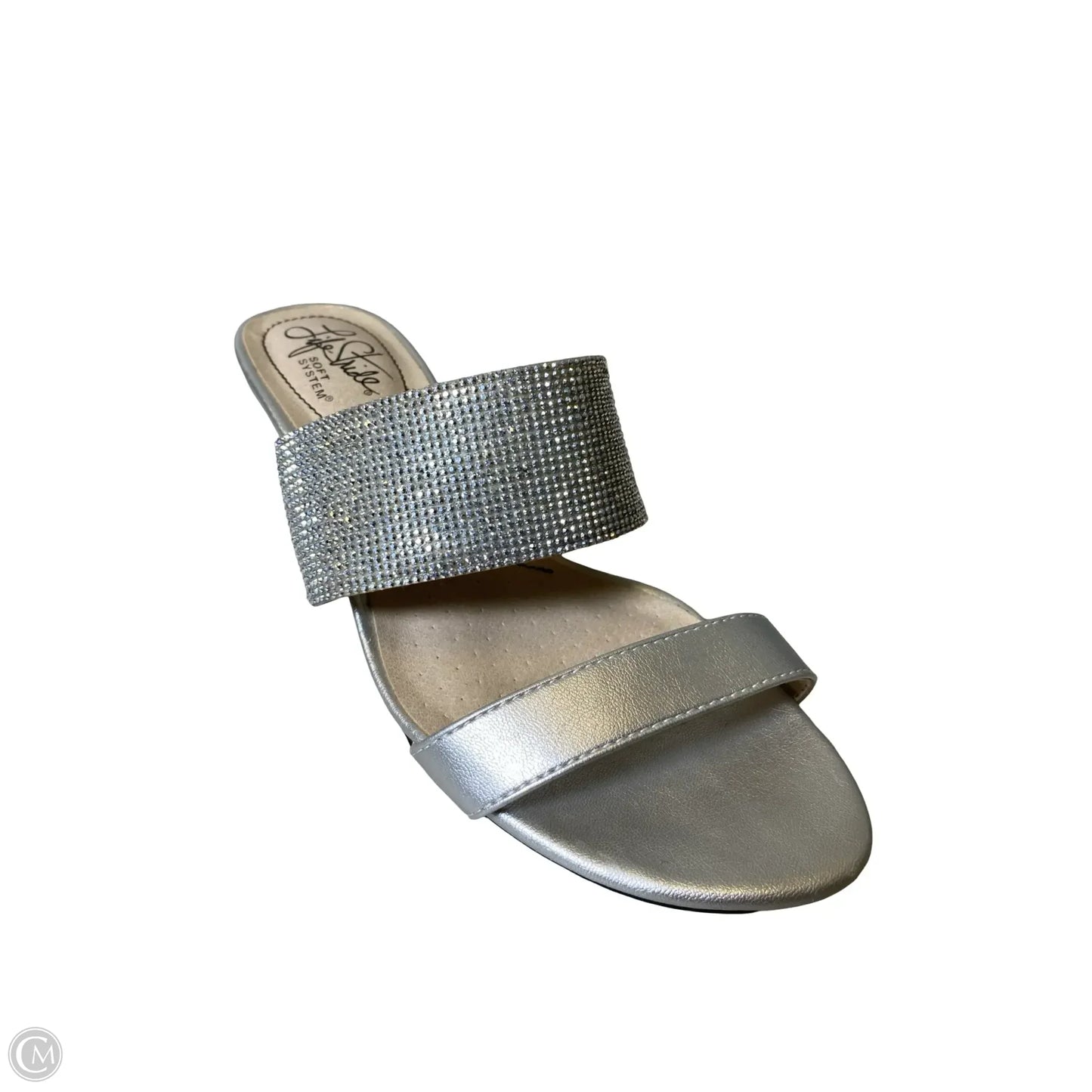 Shoes Heels Block By Life Stride In Silver, Size: 6.5