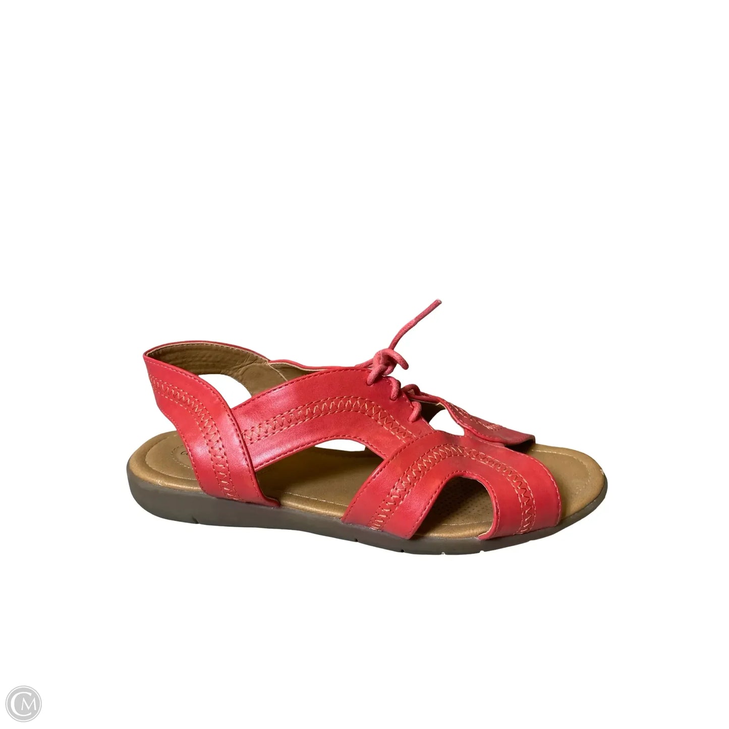 Sandals Flats By Comfortview In Pink, Size: 9W