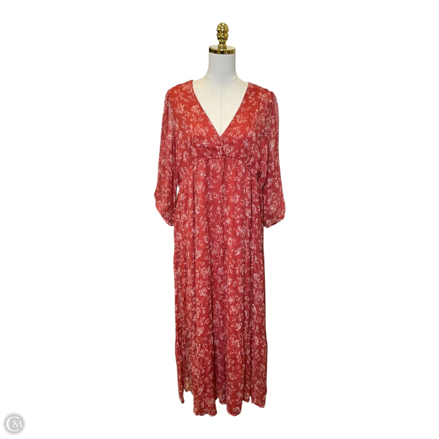 Dress Casual Maxi By Cynthia Rowley In Floral Print, Size: M