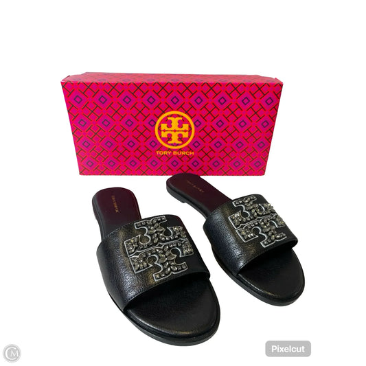 Sandals Designer By Tory Burch In Black, Size: 7.5