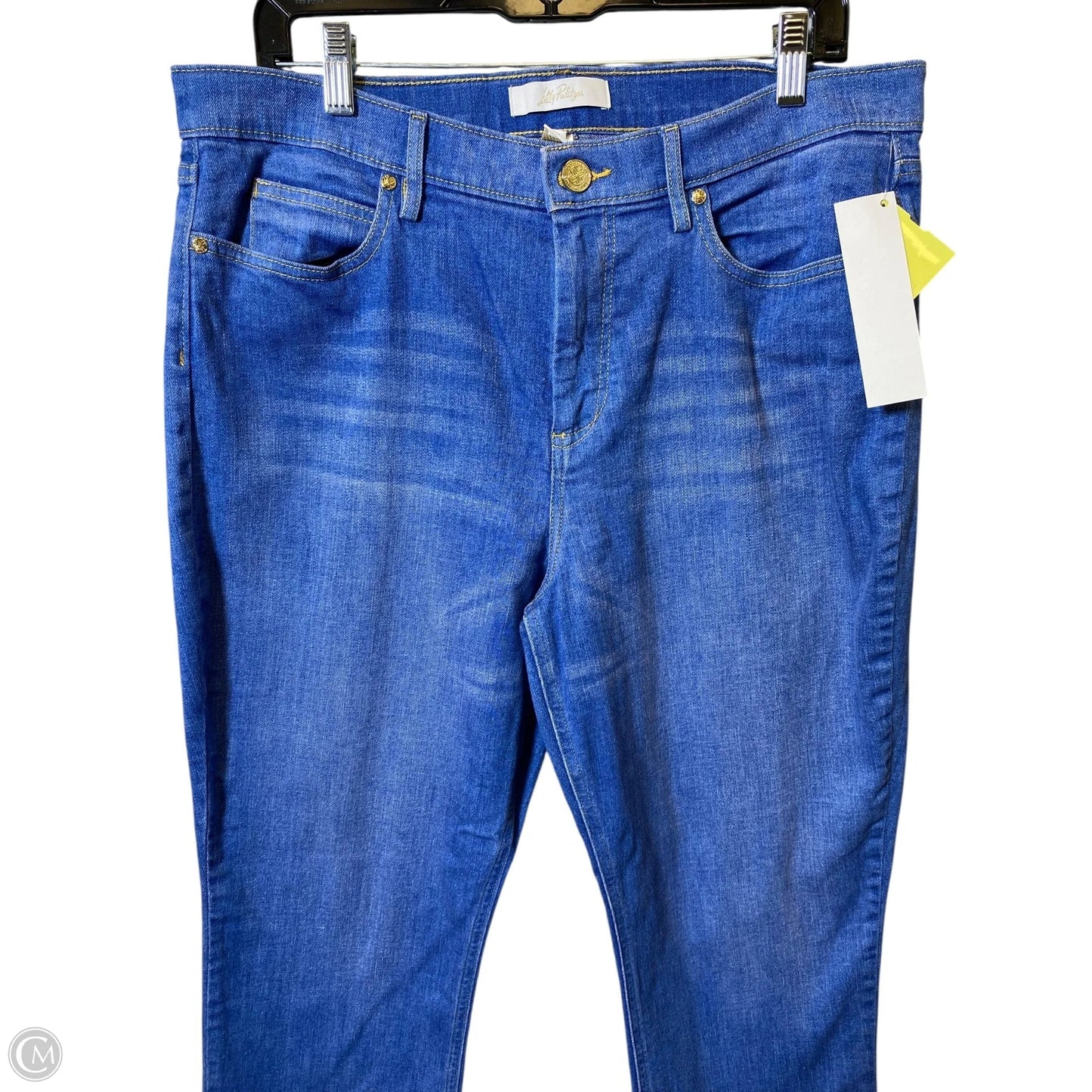 Jeans Designer By Lilly Pulitzer In Blue Denim, Size: 14