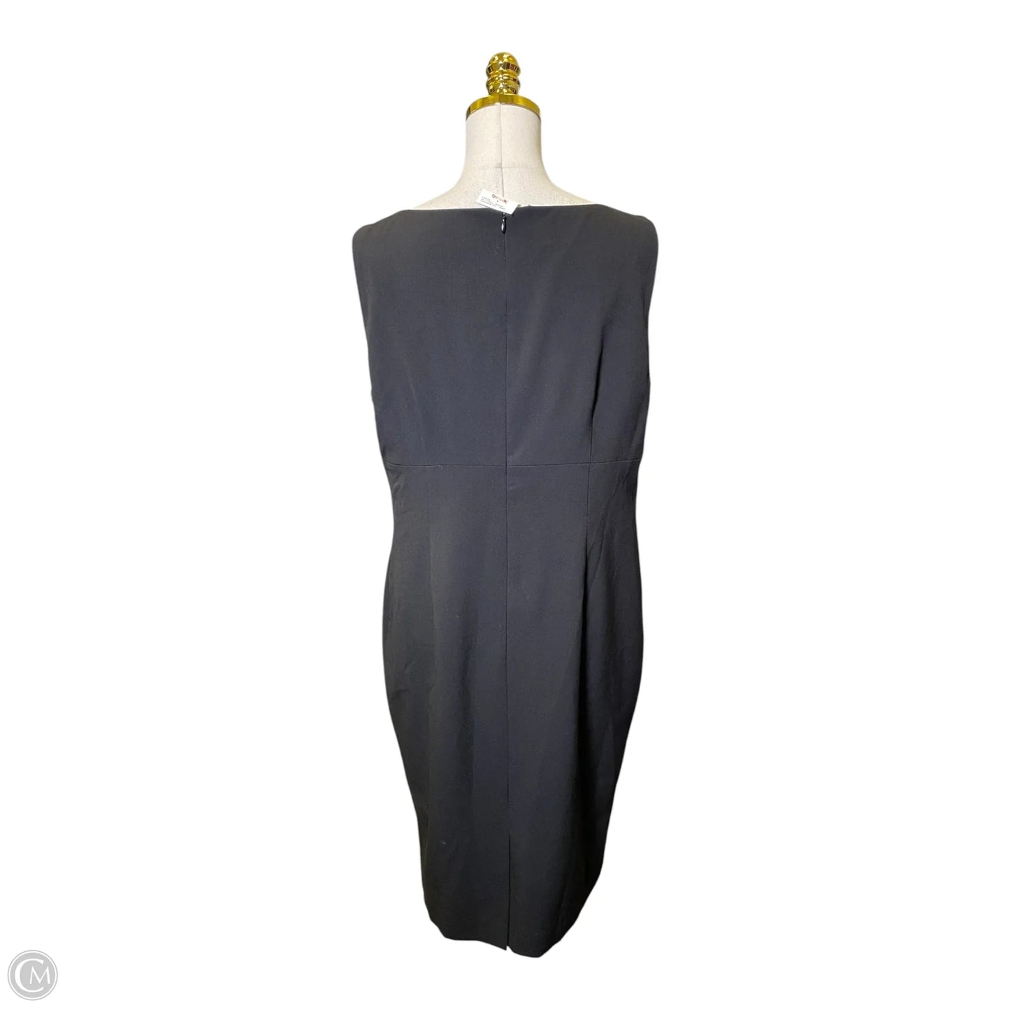 Dress Casual Midi By Le Suit In Black, Size: 14