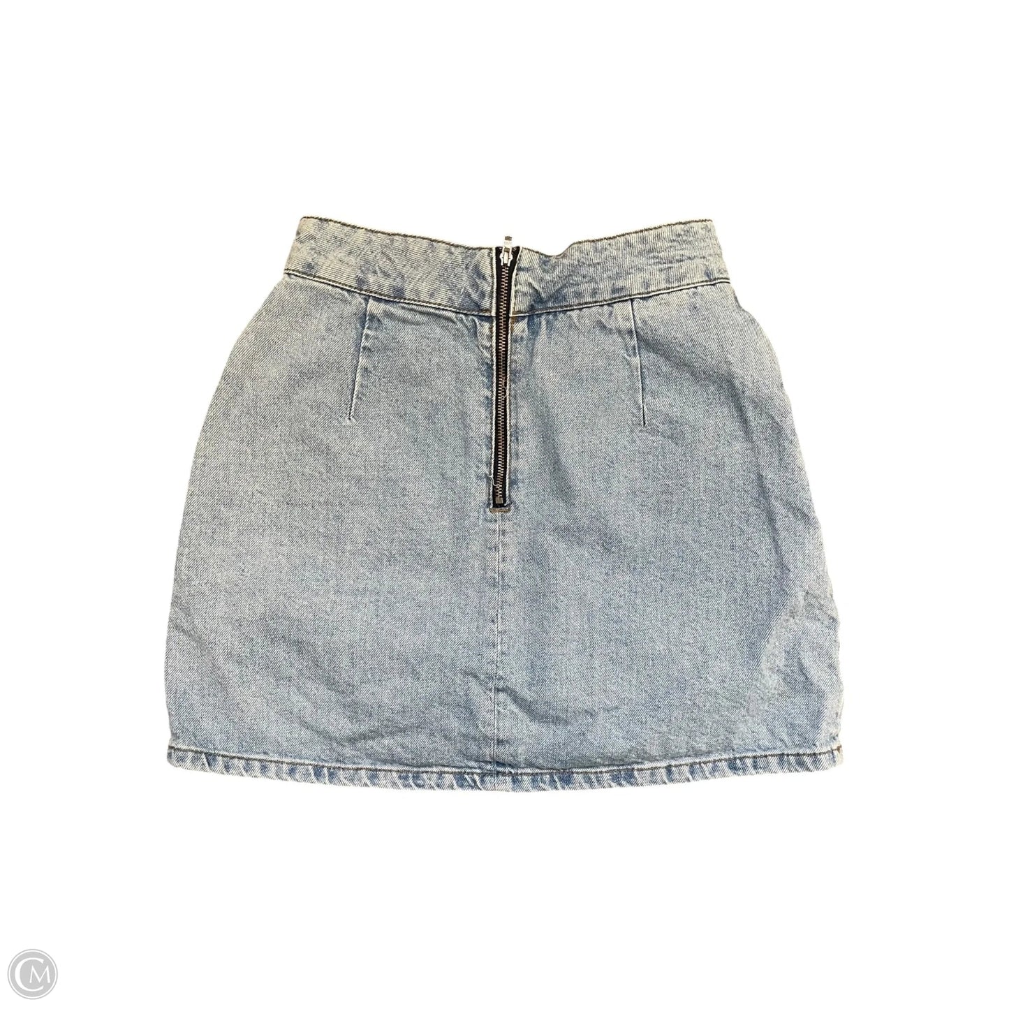 Skirt Midi By Bdg In Blue Denim, Size: S