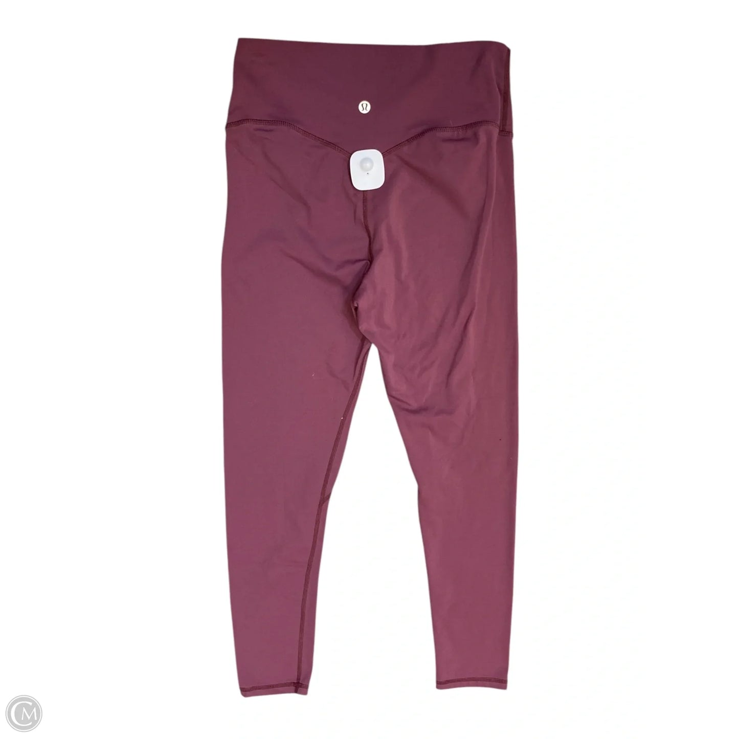 Athletic Leggings By Lululemon In Maroon, Size: 4