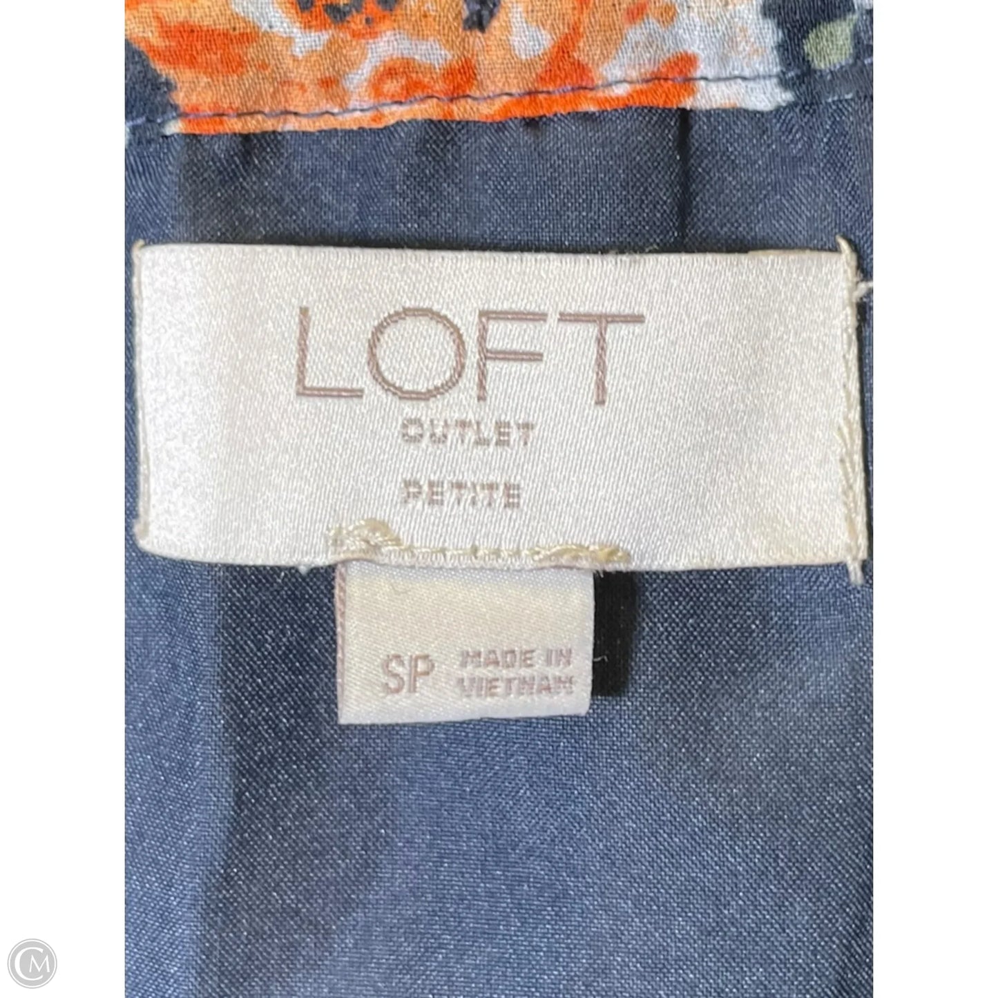 Dress Casual Midi By Loft In Floral Print, Size: S