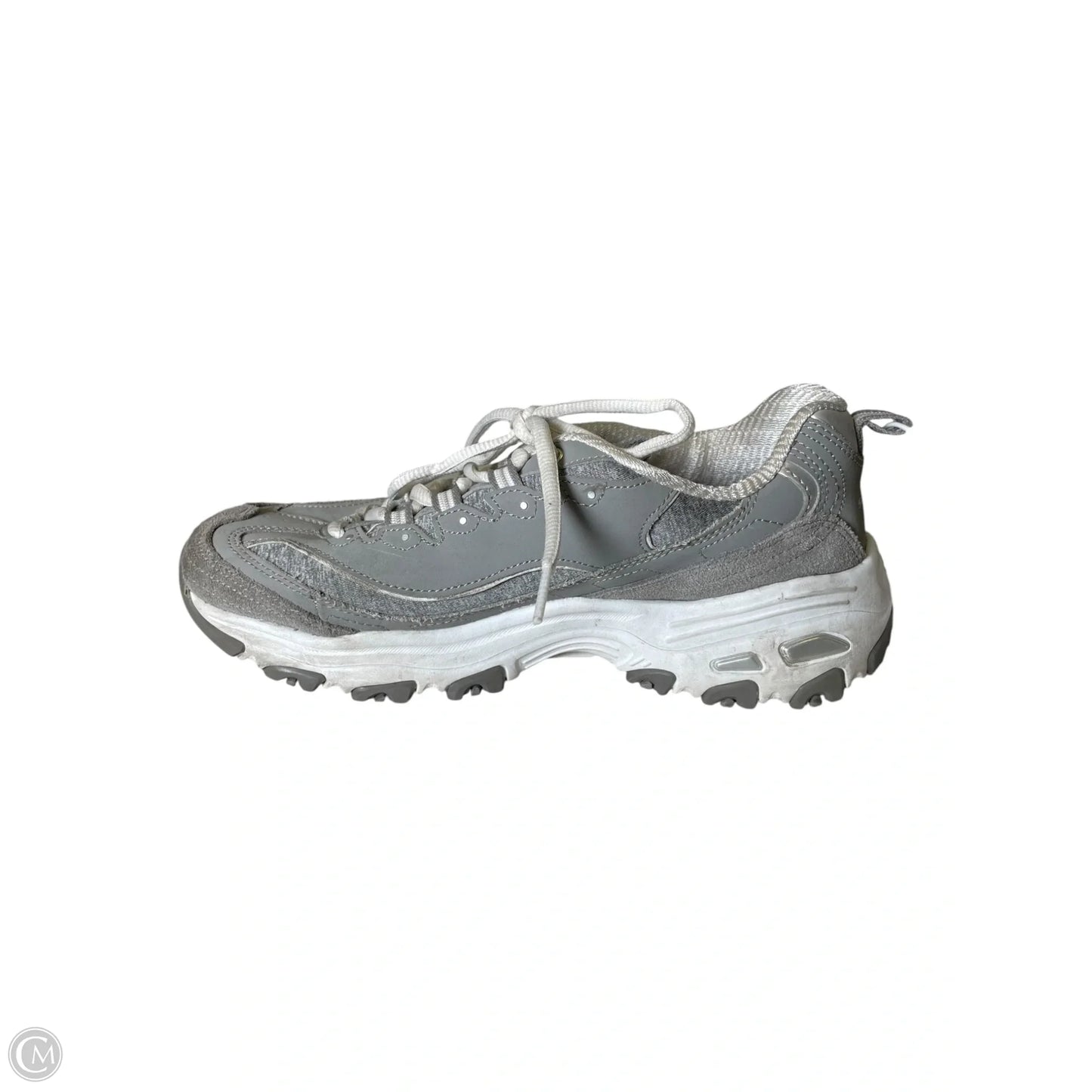 Shoes Athletic By Skechers In Grey, Size: 8