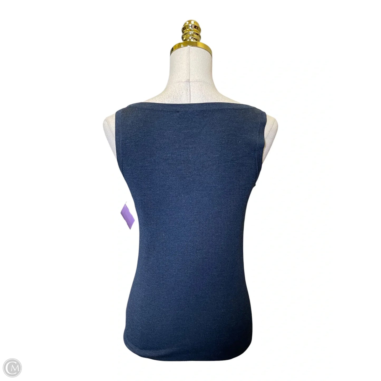 Tank Top By Akris In Navy, Size: L