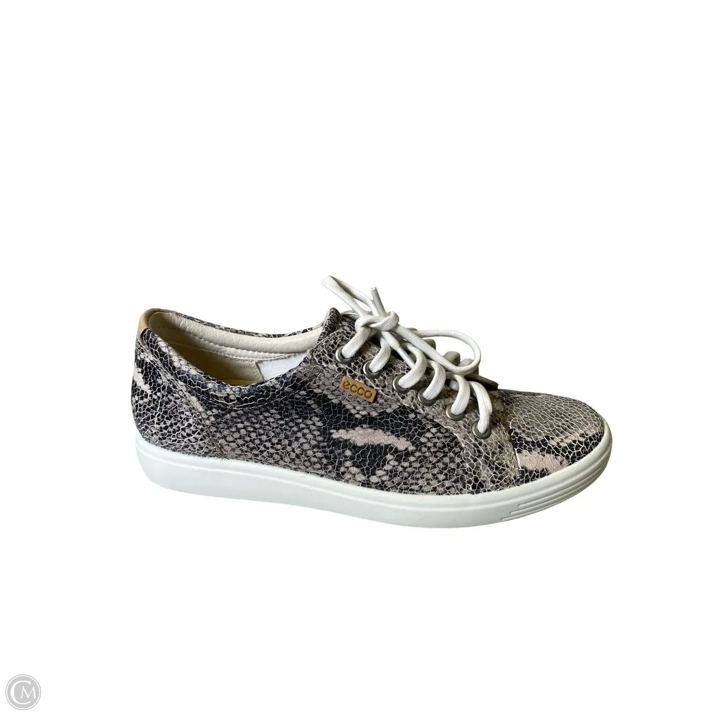Shoes Flats By Ecco In Snakeskin Print, Size: 7.5