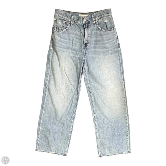 Jeans Wide Leg By Madewell In Blue Denim, Size: 2
