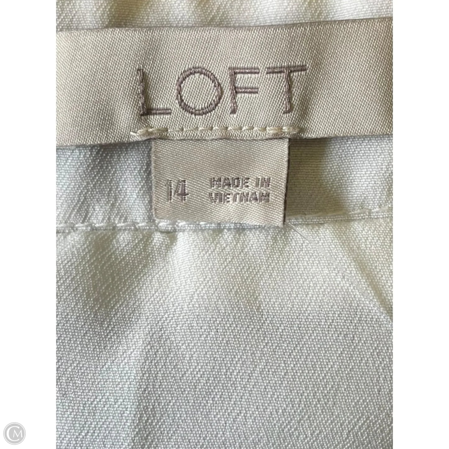 Skirt Maxi By Loft In Black & White, Size: 14