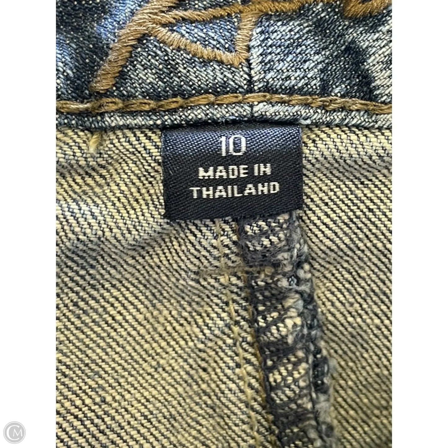 Skirt Midi By Tommy Hilfiger In Blue Denim, Size: 10