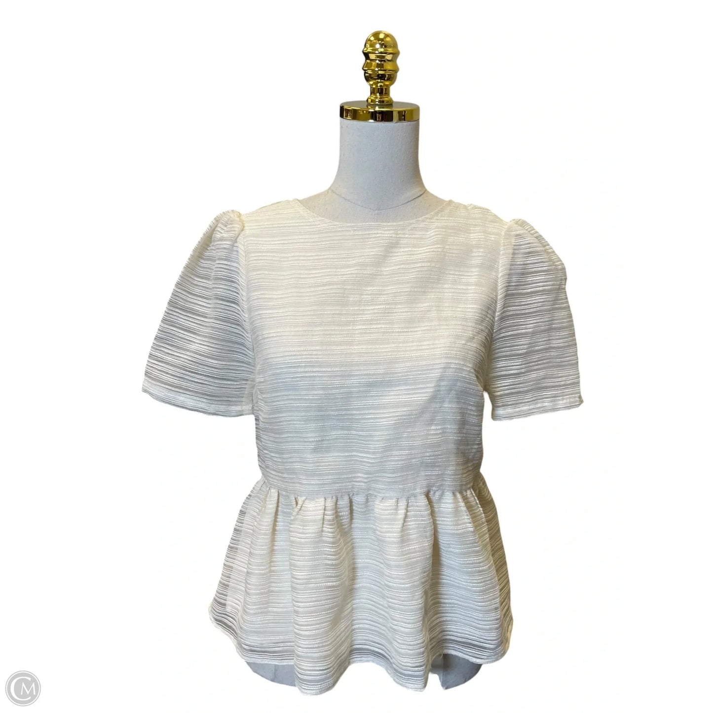 Top Short Sleeve By Sunday In Brooklyn In Cream, Size: Xs