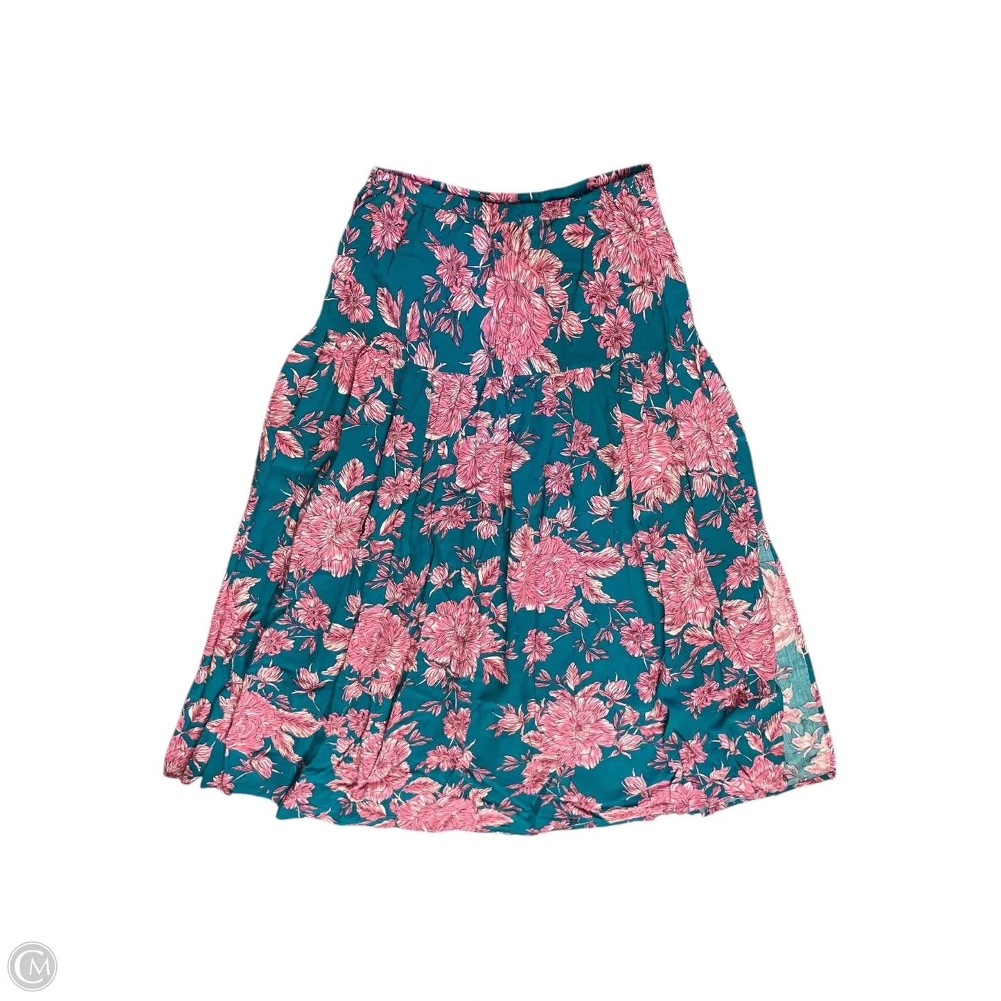 Skirt Maxi By Abel The Label In Blue & Pink, Size: M