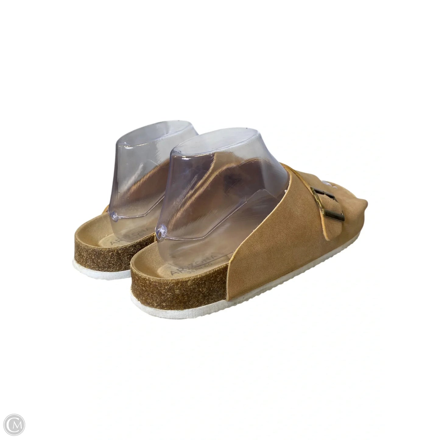 Sandals Flats By Arizona In Beige, Size: 9.5