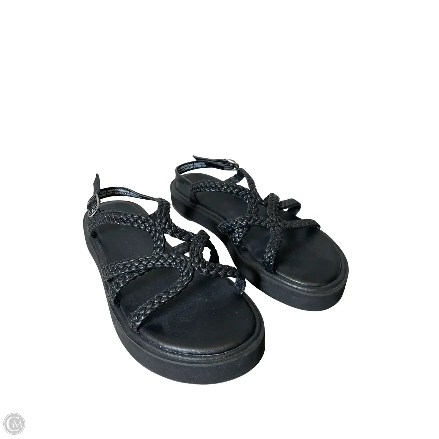 Sandals Flats By Old Navy In Black, Size: 8