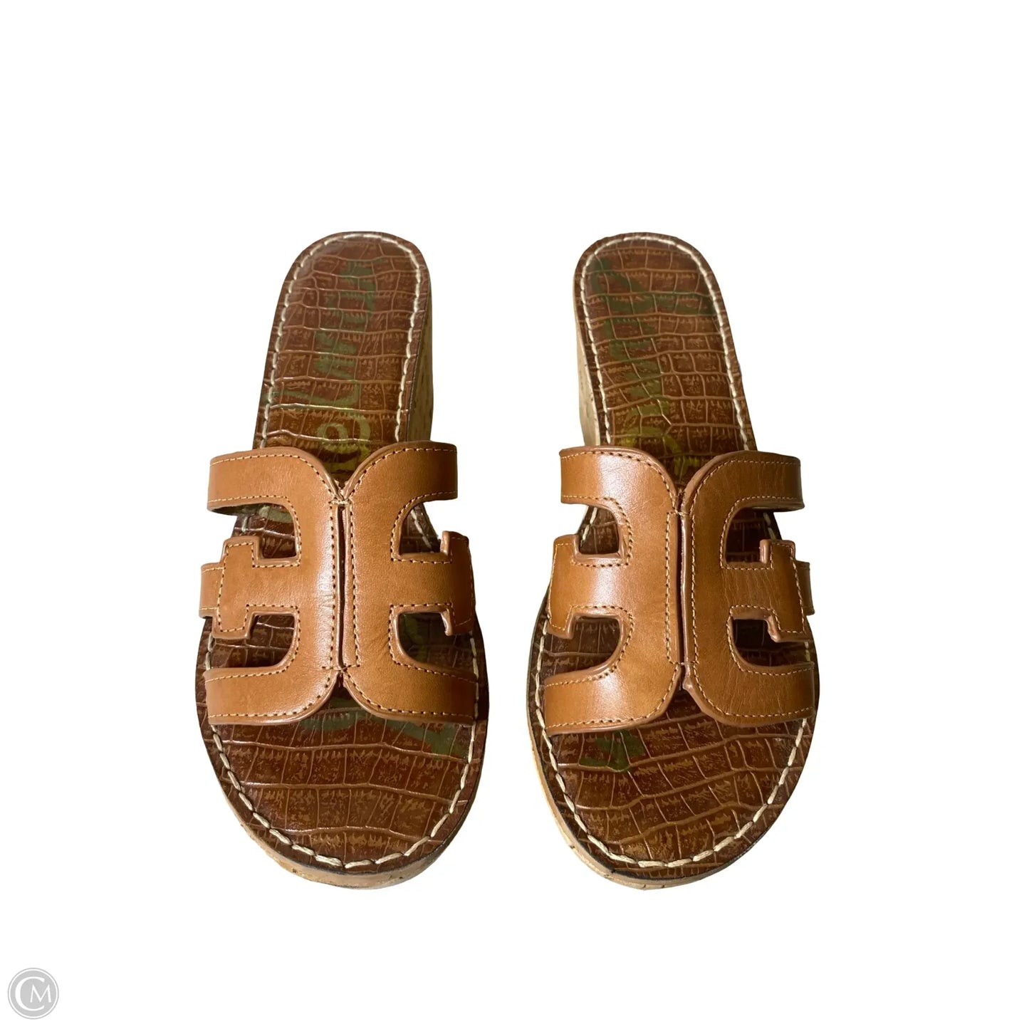 Shoes Heels Wedge By Sam Edelman In Brown, Size: 8.5