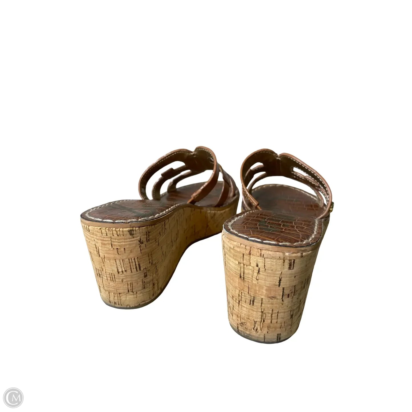 Shoes Heels Wedge By Sam Edelman In Brown, Size: 8.5