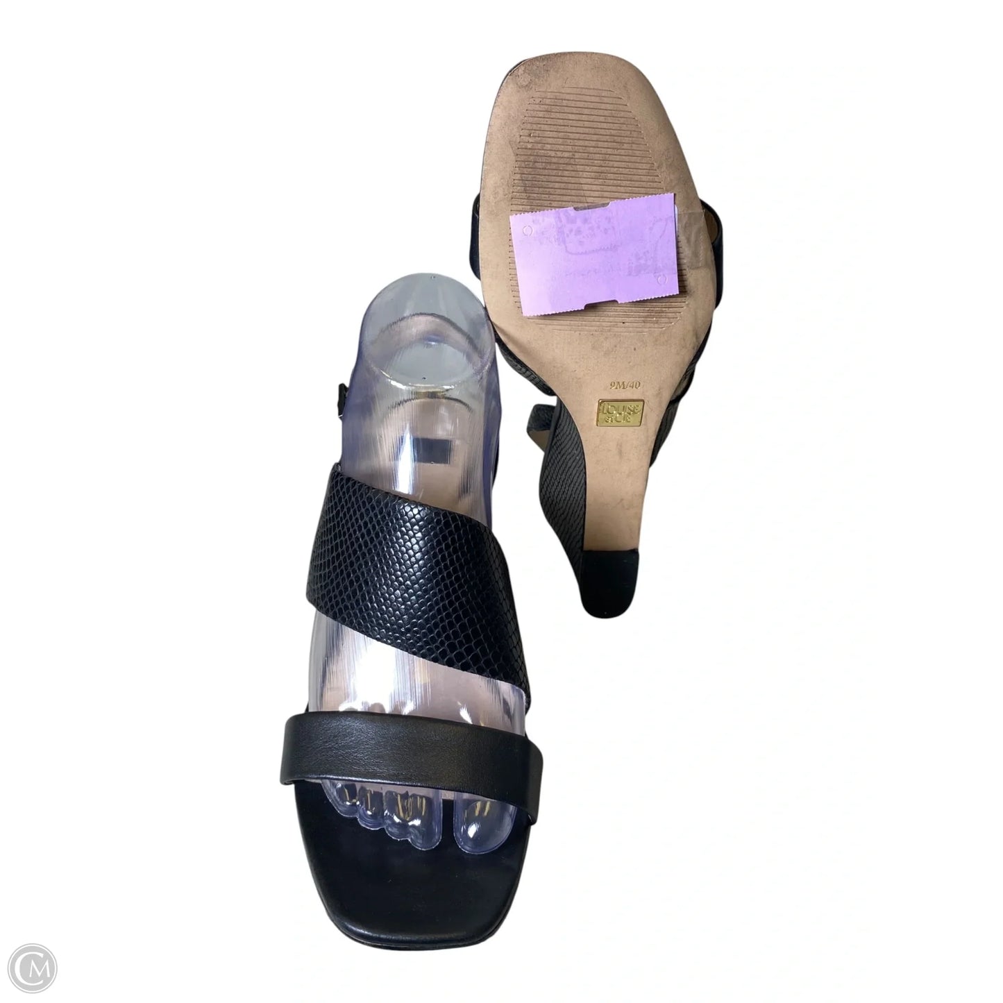 Shoes Heels Wedge By Louise Et Cie In Black, Size: 9