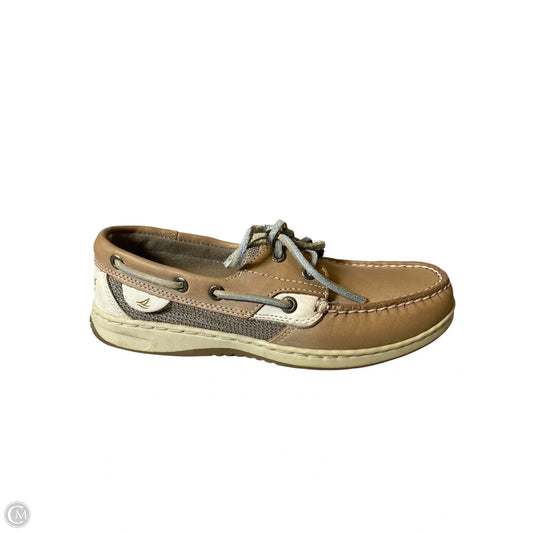 Shoes Flats By Sperry In Tan, Size: 6