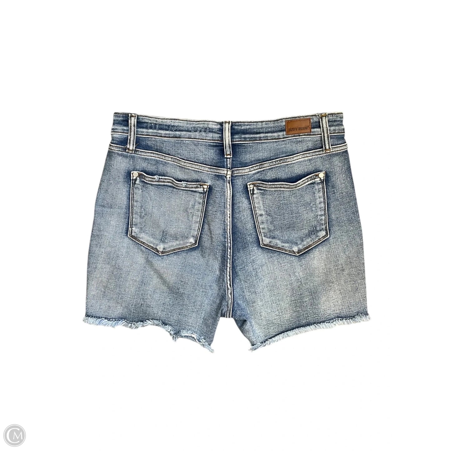 Shorts By Judy Blue In Blue Denim, Size: Xl