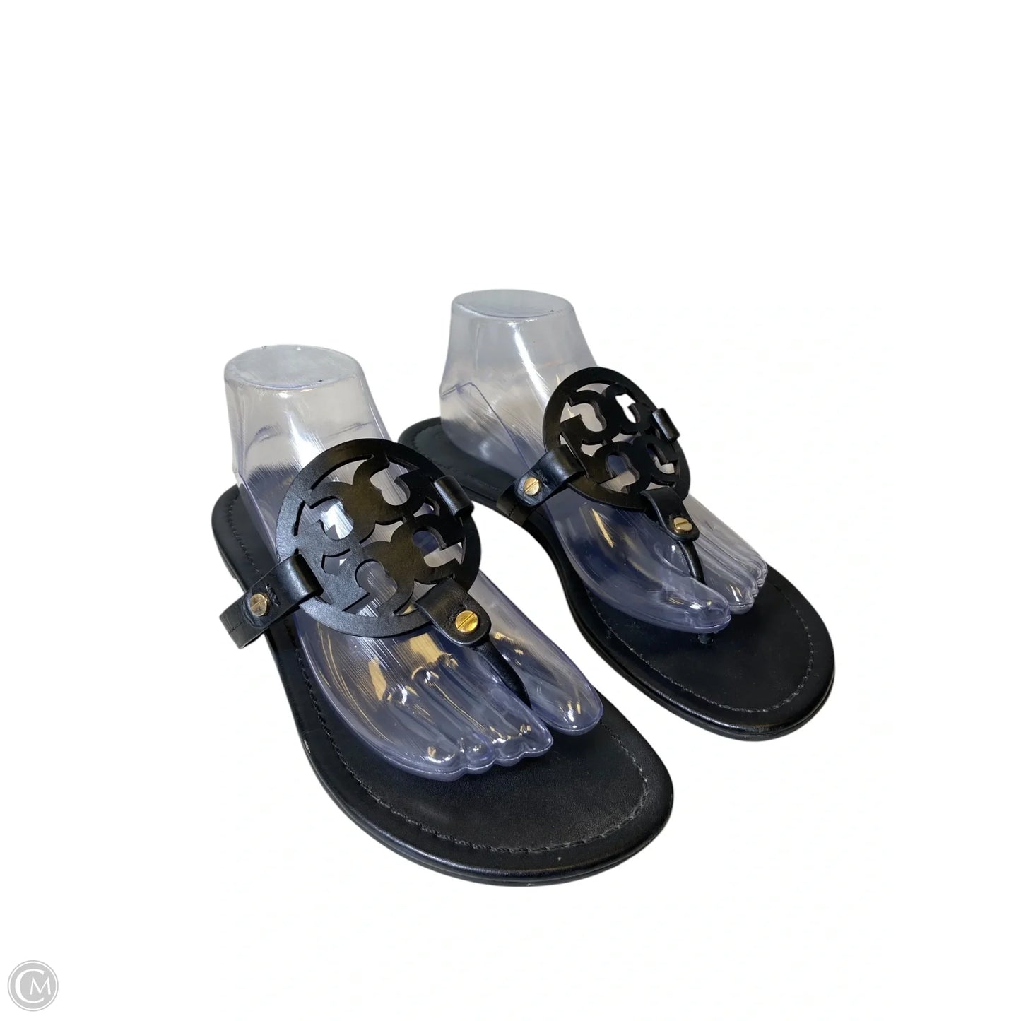 Sandals Designer By Tory Burch In Black, Size: 10