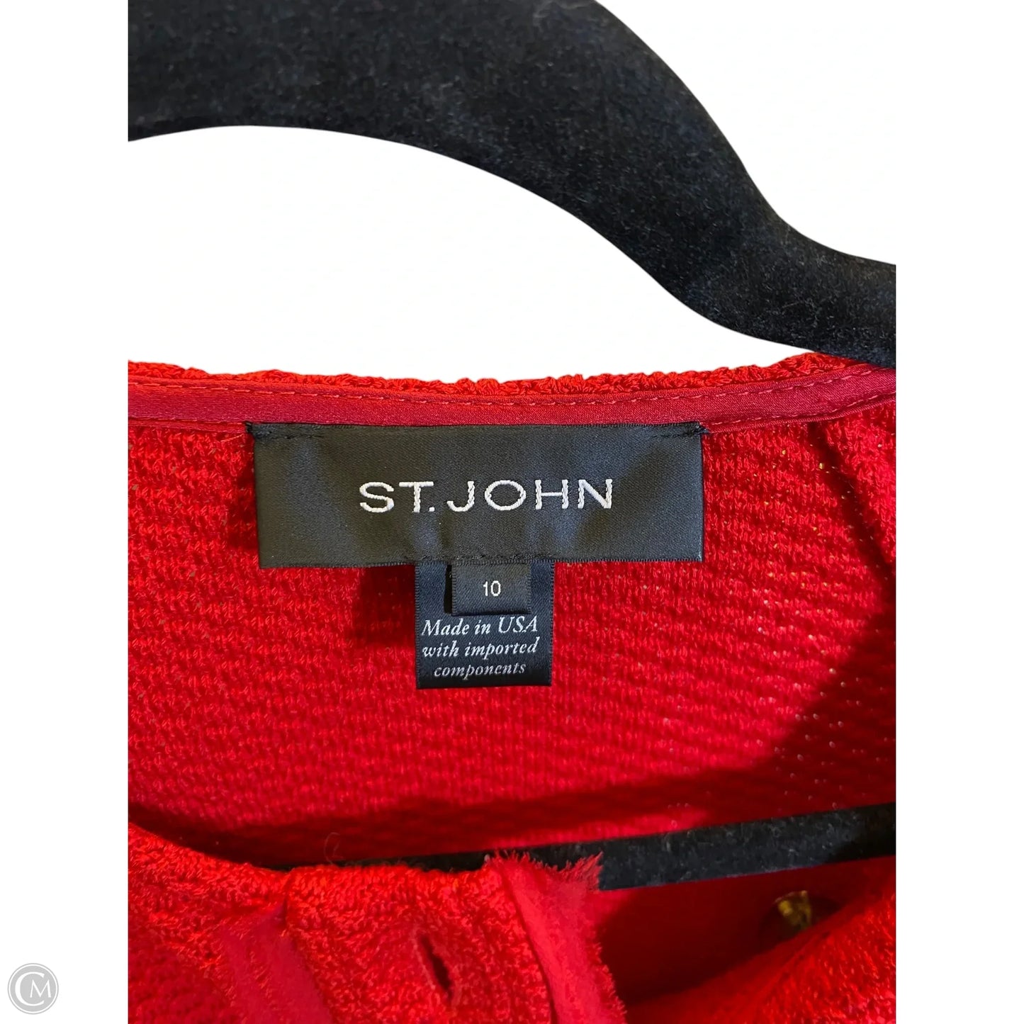 Blazer By St. John In Red, Size: 10