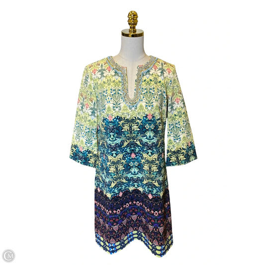 Dress Casual Midi By Taylor In Multi-colored, Size: 10