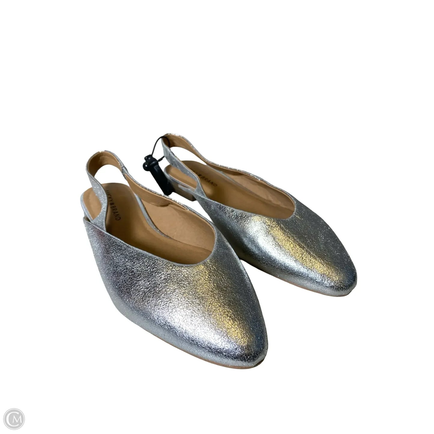 Shoes Flats By Lucky Brand In Silver, Size: 12