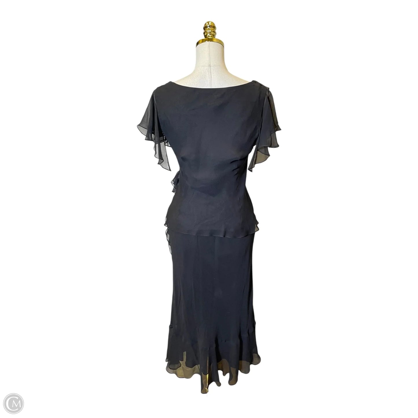 Skirt Set 2pc By Robbie Bee In Black, Size: 8