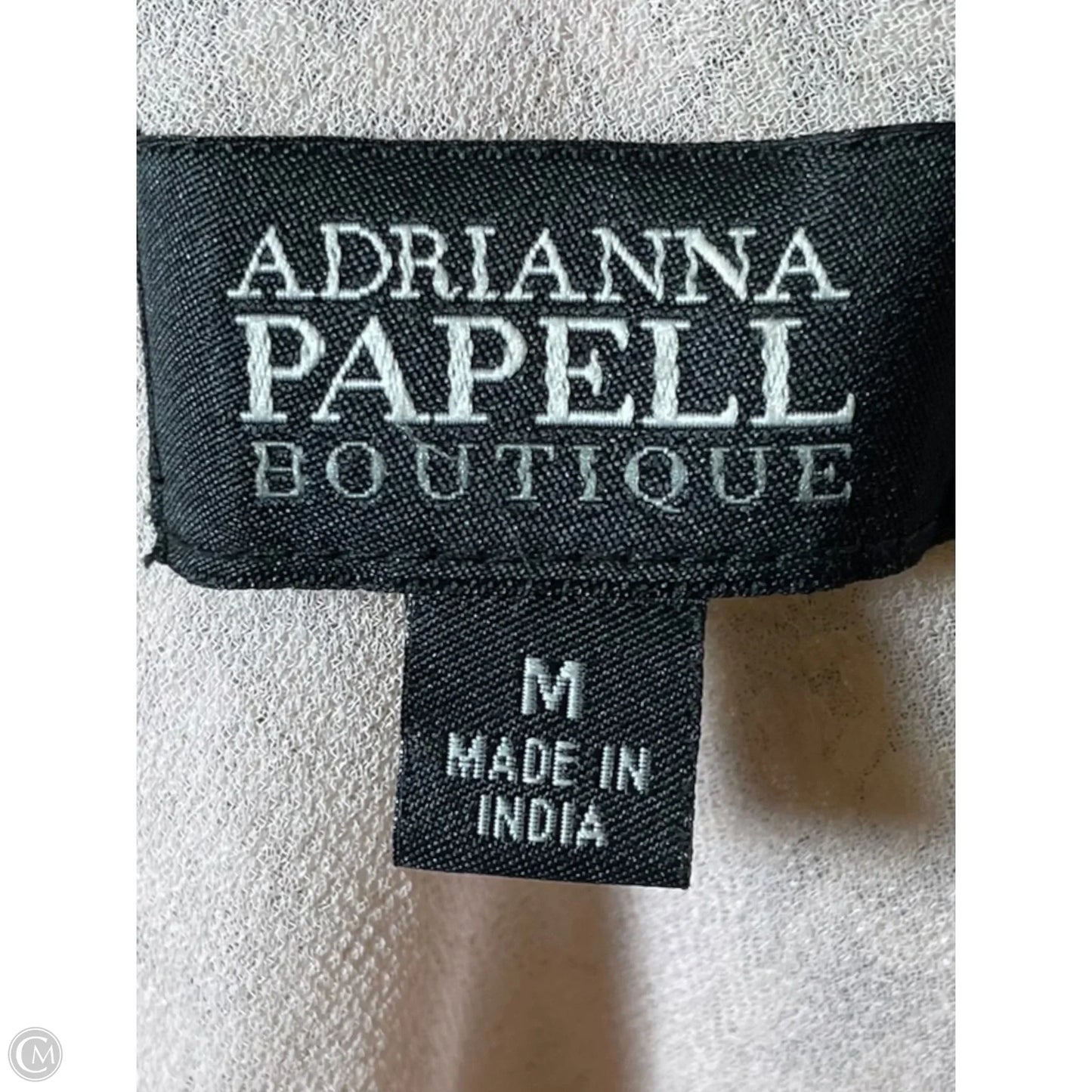 Top Short Sleeve By Adrianna Papell In Pink, Size: M
