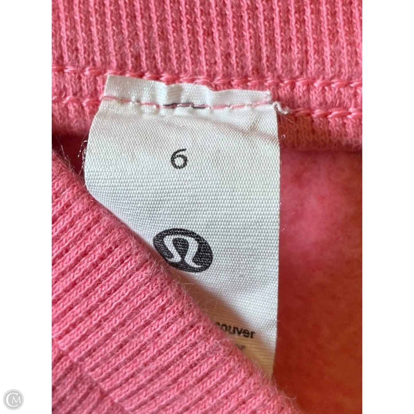 Athletic Shorts By Lululemon In Coral, Size: 6