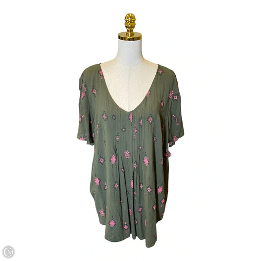 Blouse Short Sleeve By Torrid In Multi-colored, Size: 3x
