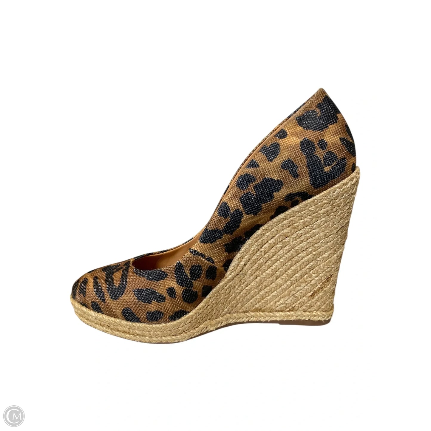 Shoes Heels Wedge By Schutz In Animal Print, Size: 8