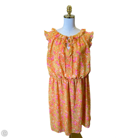 Dress Casual Midi By Emma And Michele In Multi-colored, Size: 18