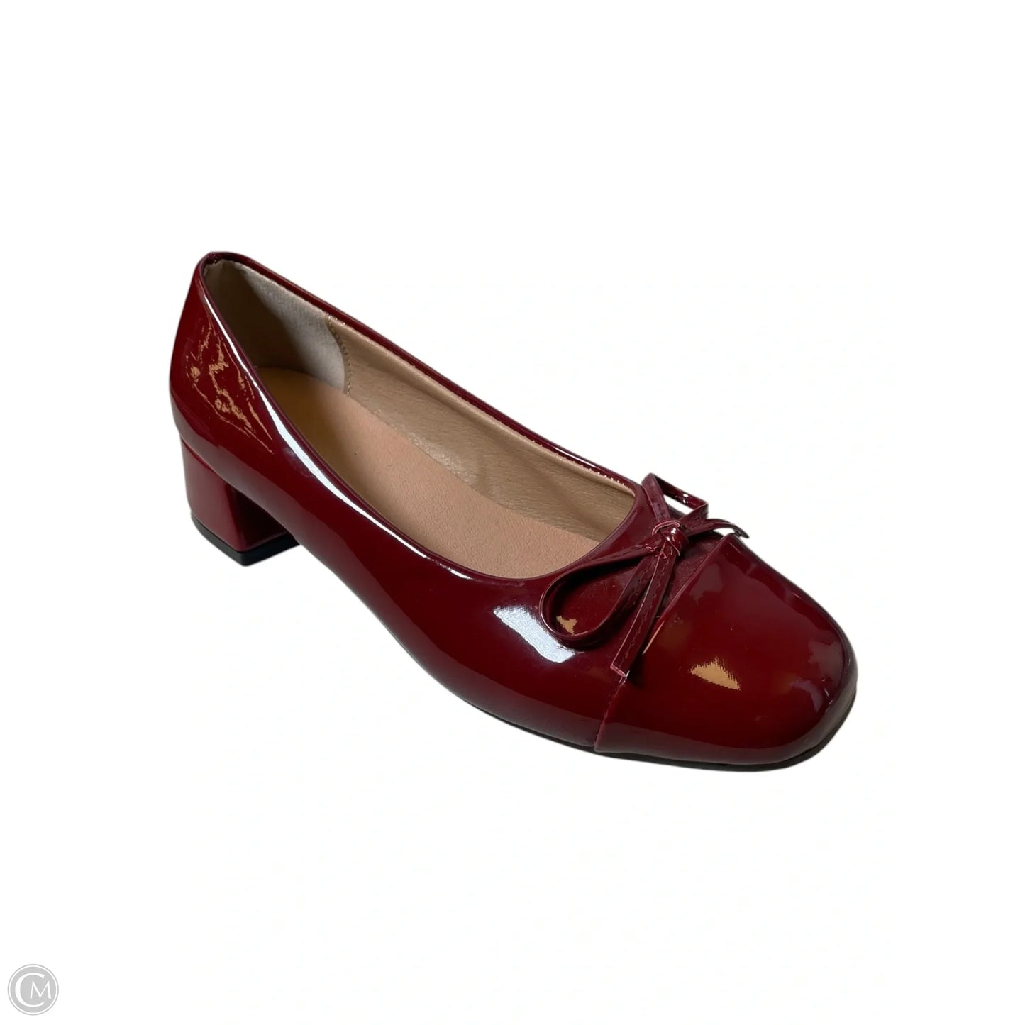 Shoes Heels Block By Clothes Mentor In Red, Size: 8.5