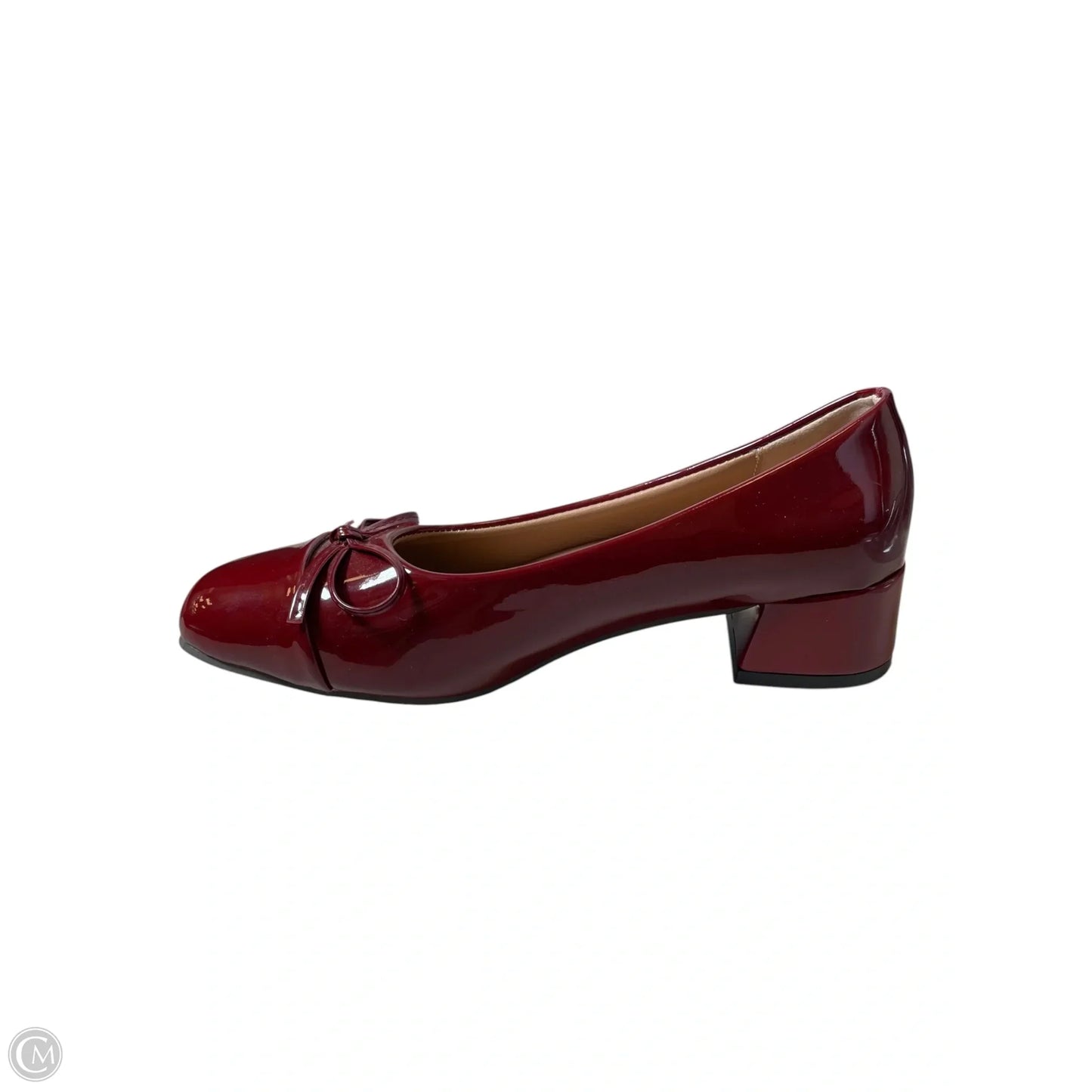 Shoes Heels Block By Clothes Mentor In Red, Size: 8.5