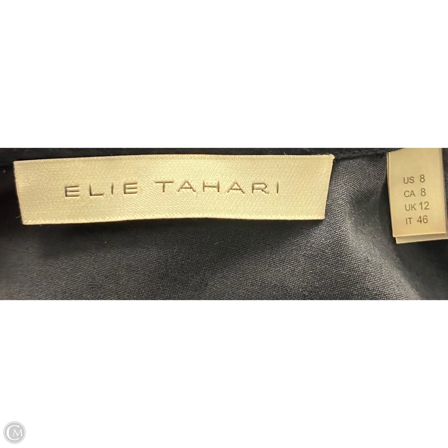 Top Short Sleeve By Elie Tahari In Navy, Size: 8