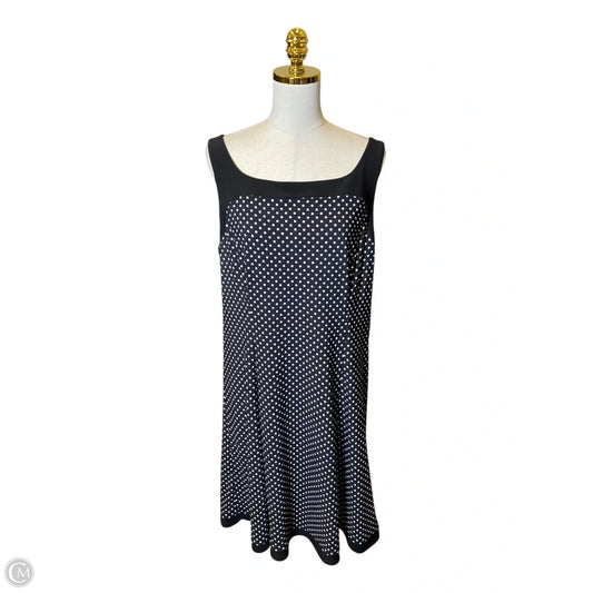 Dress Casual Midi By Jones New York In Polkadot Pattern, Size: 16