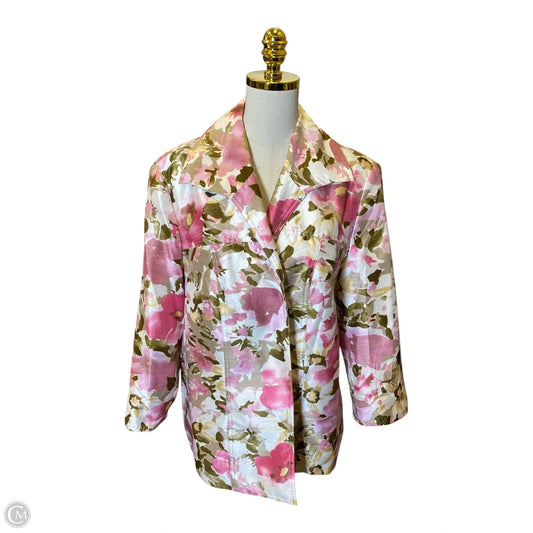 Blazer By Tanjay In Floral Print, Size: L