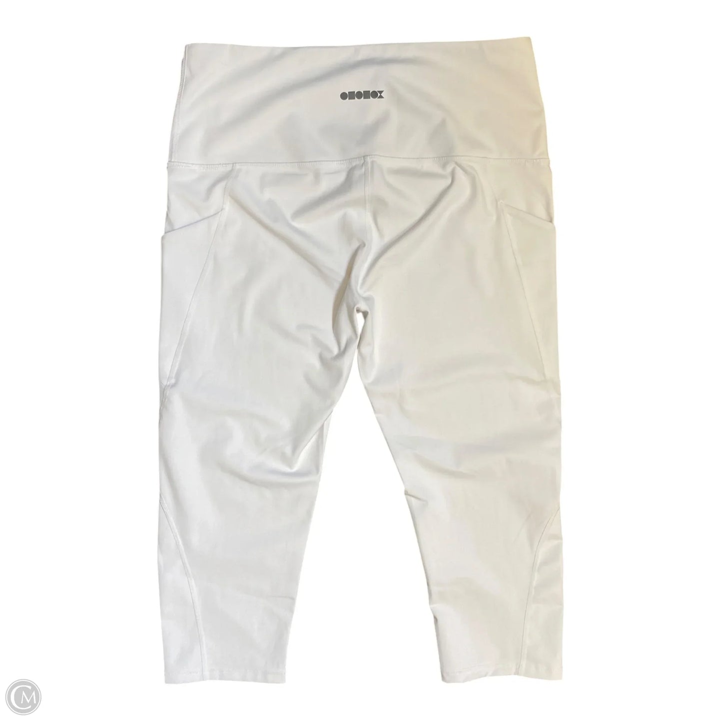 Athletic Leggings By Clothes Mentor In White, Size: M