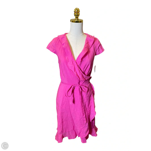 Dress Casual Midi By Apt 9 In Pink, Size: 4