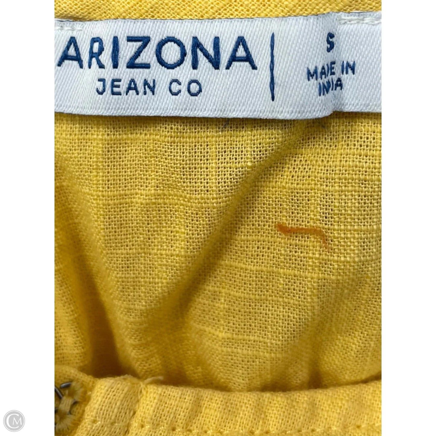 Dress Casual Short By Arizona In Yellow, Size: S
