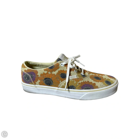 Shoes Sneakers By Vans In Floral Print, Size: 10