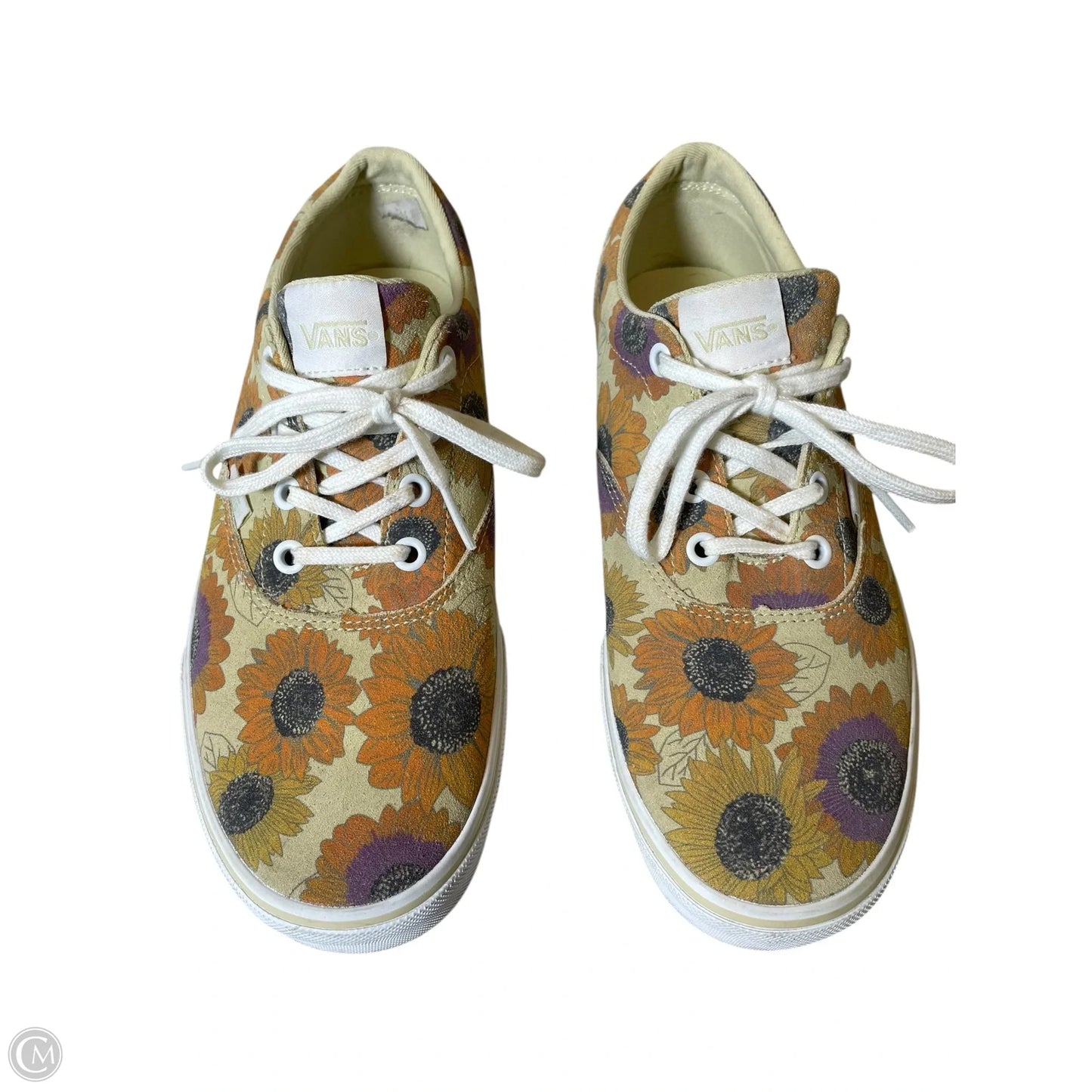 Shoes Sneakers By Vans In Floral Print, Size: 10